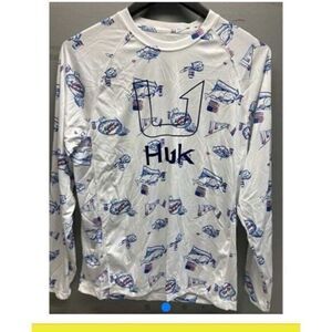 Huk Pursuit Performance Shirt Americookin‎ Medium Men